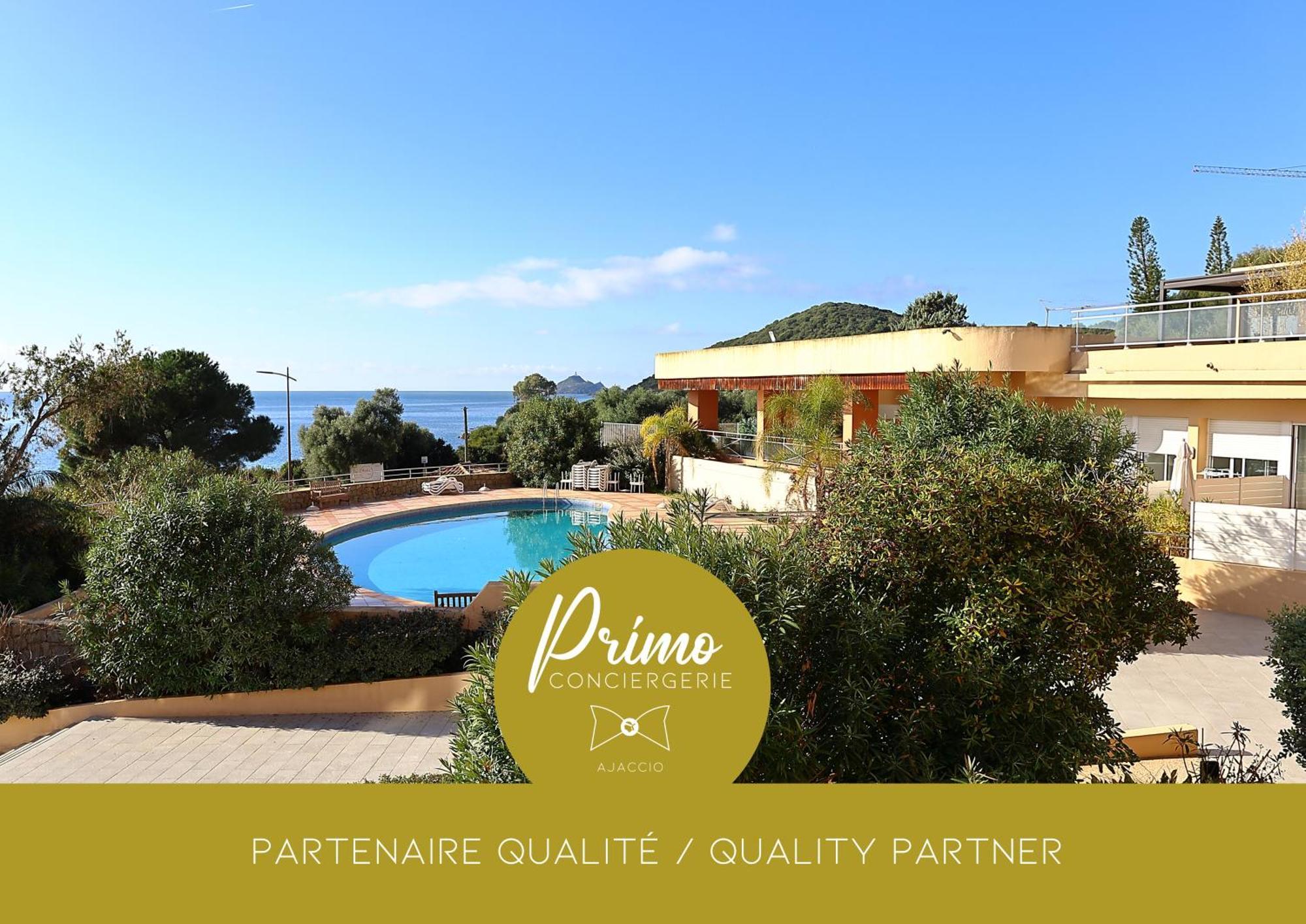 Superbe T2 Vue Mer - Piscine & Plage A 100M Ajaccio  Dış mekan fotoğraf